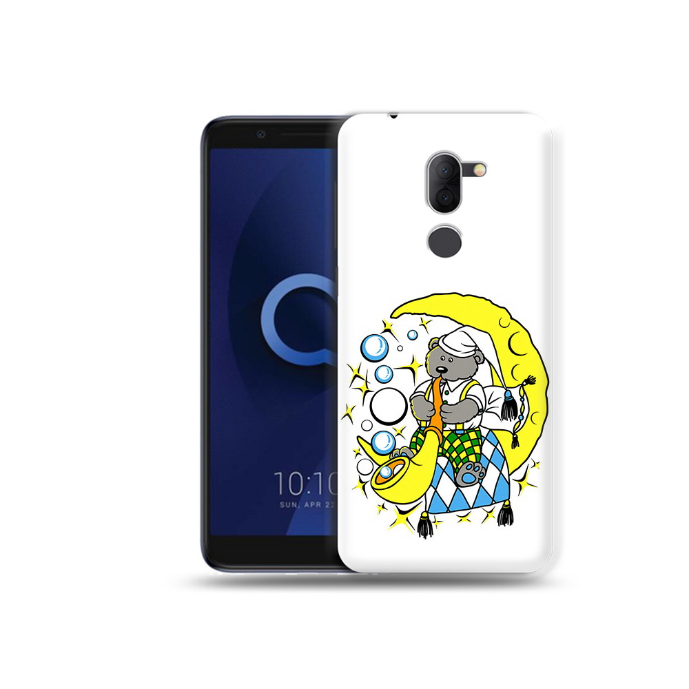 

Чехол MyPads Tocco для Alcatel 3X Сырная луна (PT112114.674.167), Прозрачный, Tocco