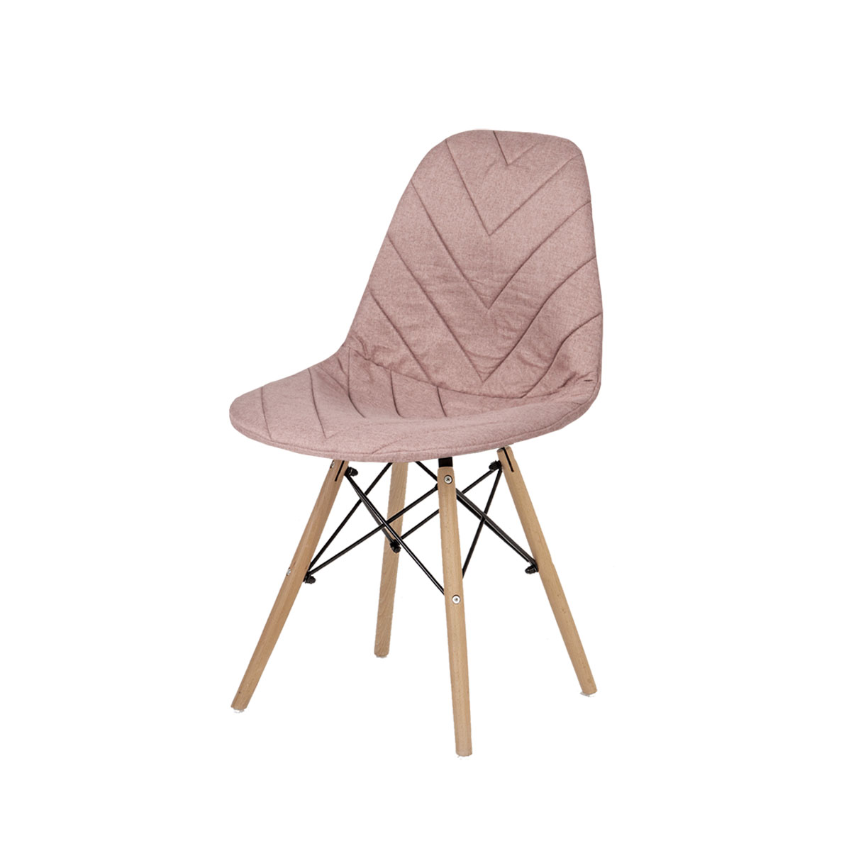 

Стул обеденный LuxAlto белый, розовый съемный чехол рогожка, 13772, Ch-Eames