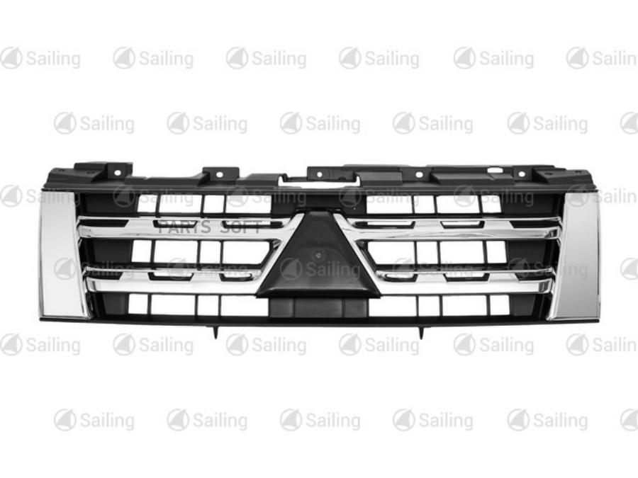 

Решетка Радиатора С Прорезями Хромированная Наклад Sailing арт. MB44002