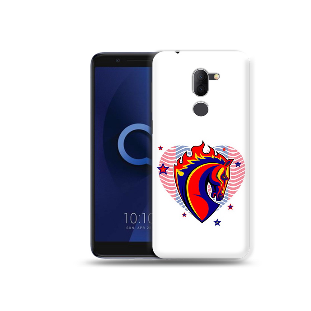 

Чехол MyPads Tocco для Alcatel 3X ФК ЦСЛ Лошадь (PT112114.674.180), Прозрачный, Tocco