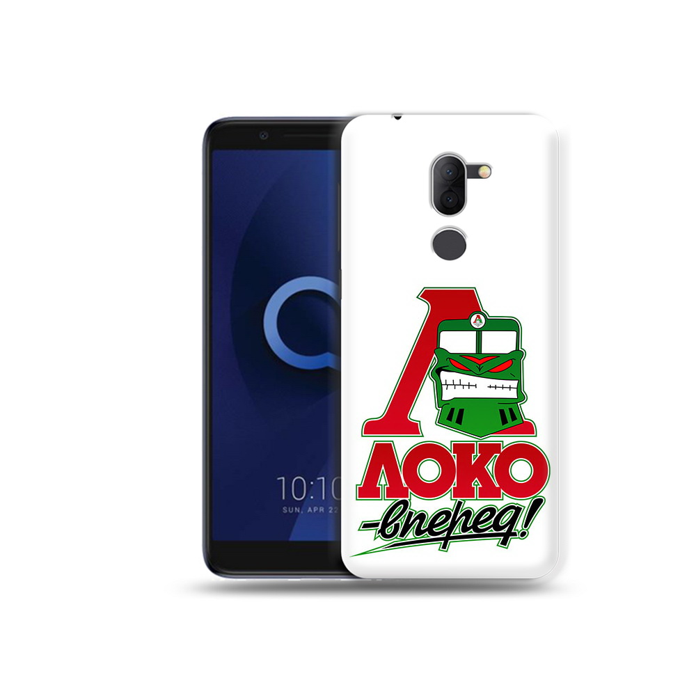 

Чехол MyPads Tocco для Alcatel 3X ФК локо вперед (PT112114.674.181), Прозрачный, Tocco