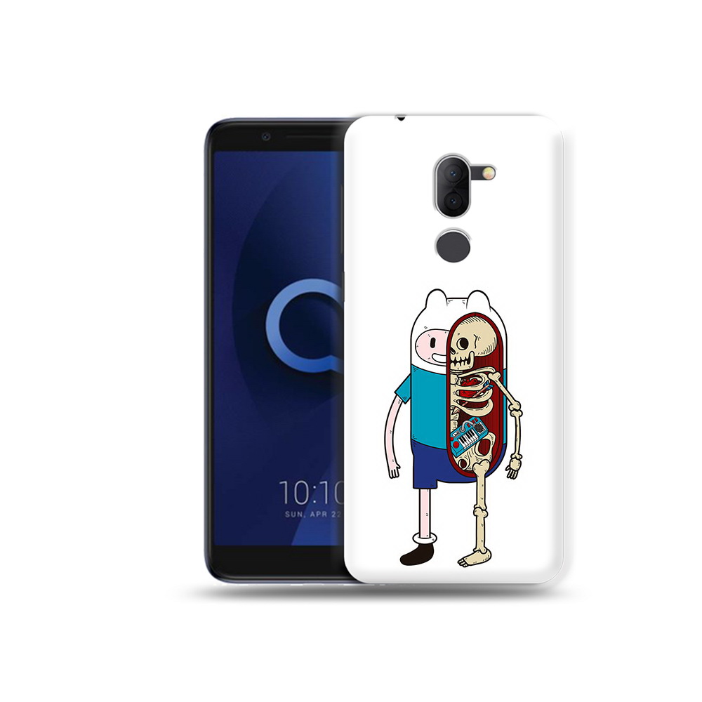 

Чехол MyPads Tocco для Alcatel 3X Финн скелет (PT112114.674.187), Прозрачный, Tocco