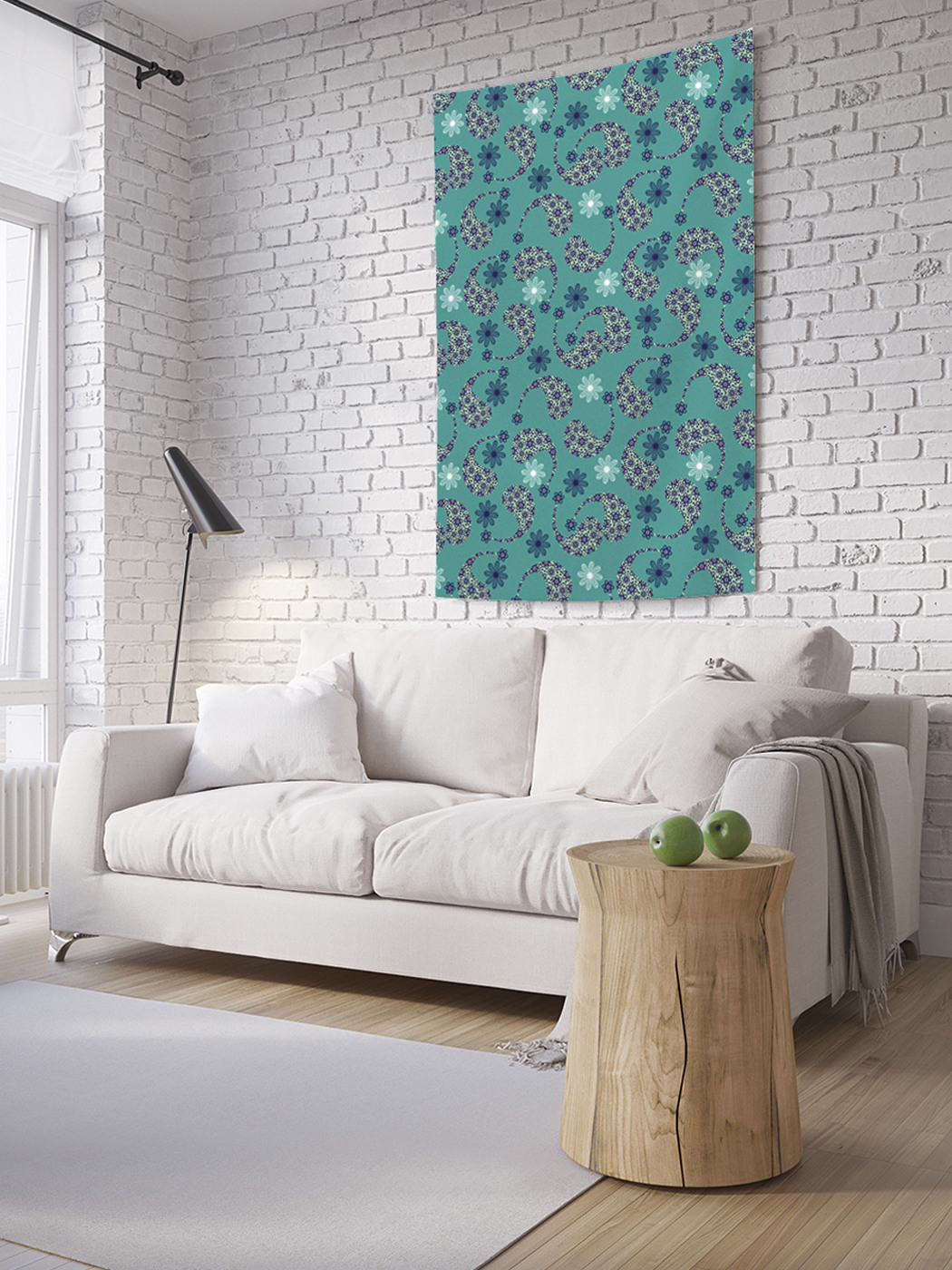 

Вертикальное фотопанно на стену JoyArty Клетка из цветов 100x150 см, Клетка из цветов