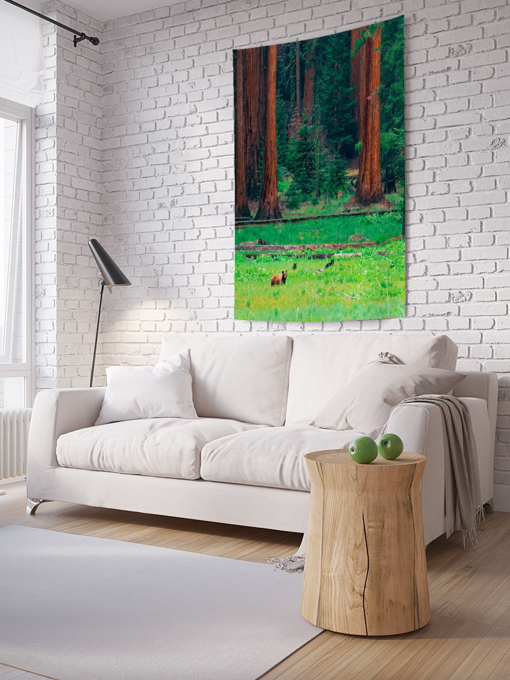 

Вертикальное фотопанно на стену JoyArty Лесное величие 100x150 см, Лесное величие