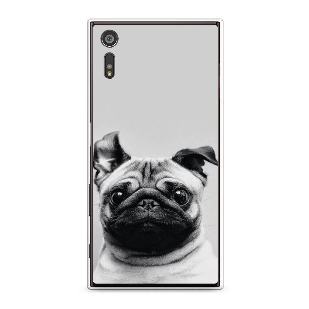

Чехол Awog на Sony Xperia XZ "Ушастый мопс", Разноцветный, 51450-1
