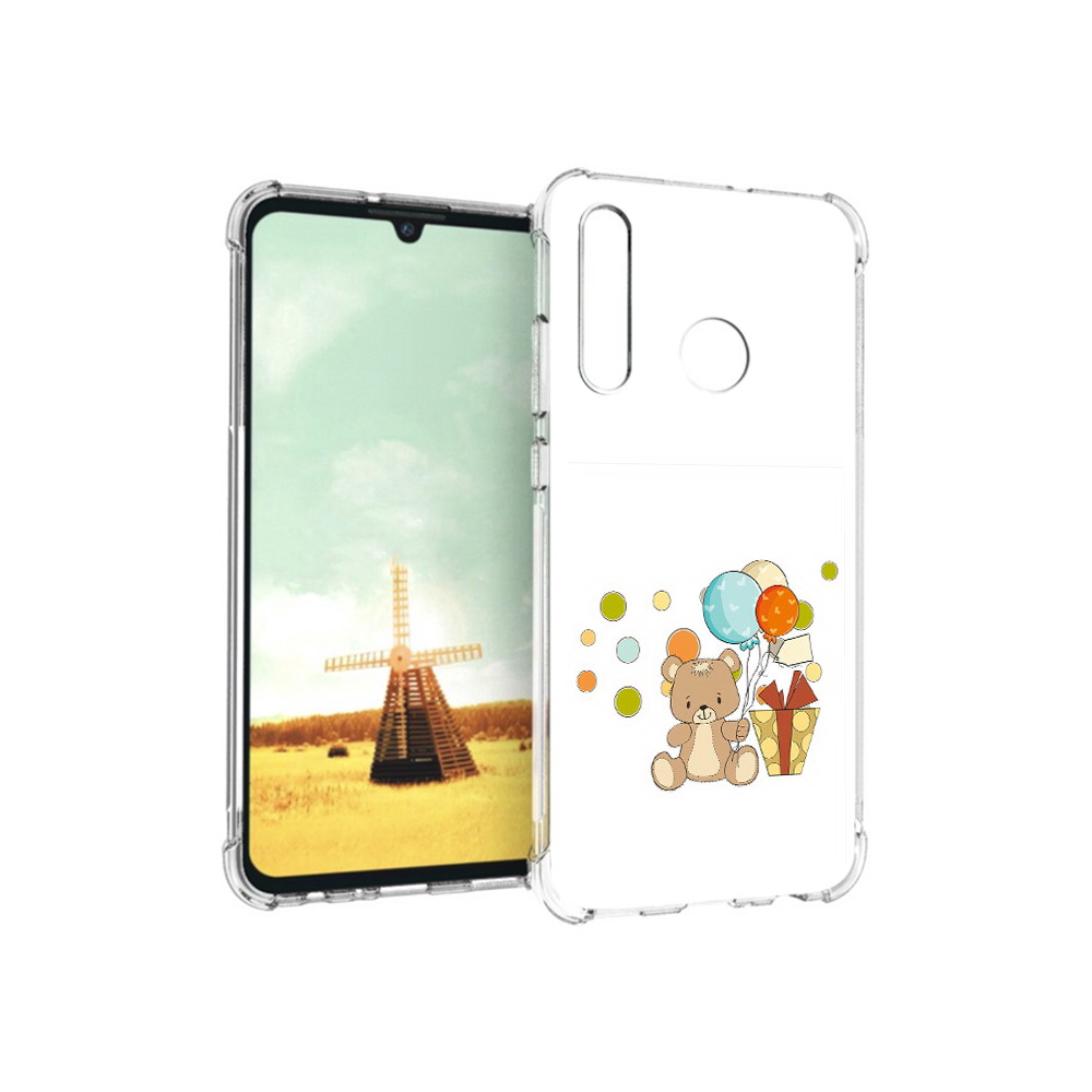 

Чехол MyPads Tocco для Huawei P Smart+ медвеженок с подарком, Прозрачный, Tocco