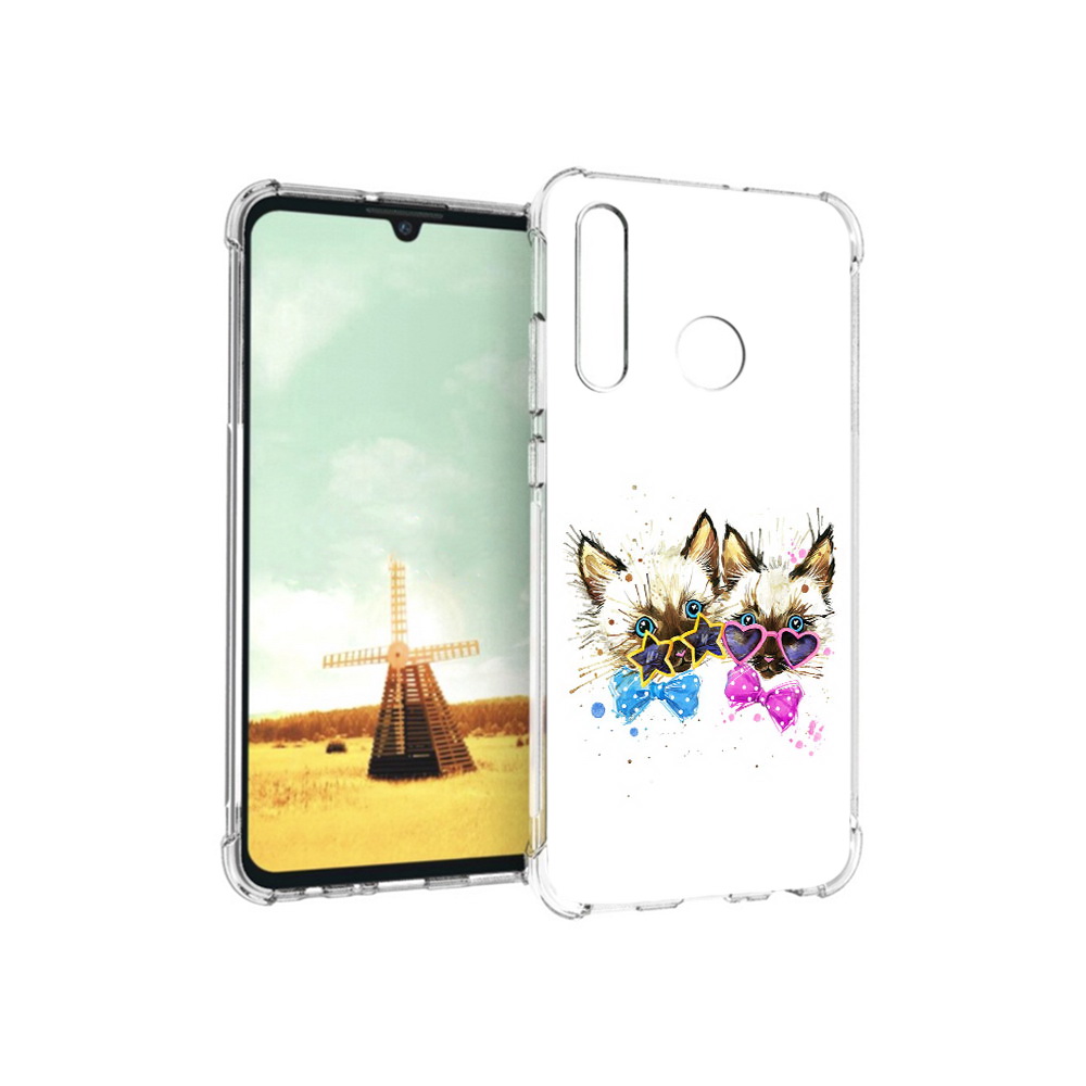 

Чехол MyPads Tocco для Huawei P Smart+ милые котята, Прозрачный, Tocco