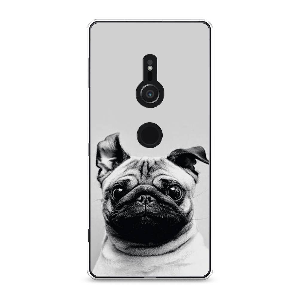 

Чехол Awog на Sony Xperia XZ2 "Ушастый мопс", Разноцветный, 52850-1
