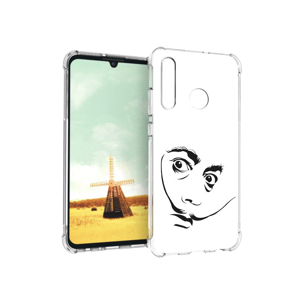 

Чехол MyPads Tocco для Huawei P Smart+ мужчина с длинными усами, Прозрачный, Tocco