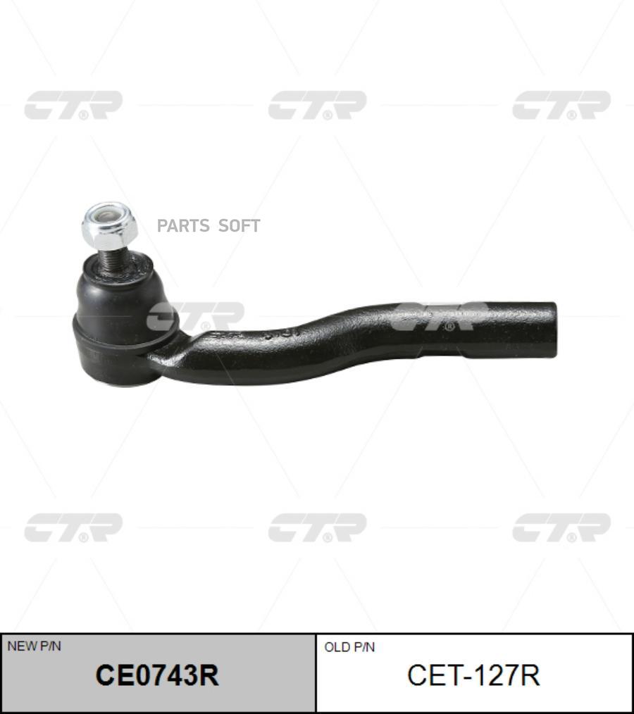 

CTR Наконечник рулевой тяги R новый арт. CE0743R 1шт