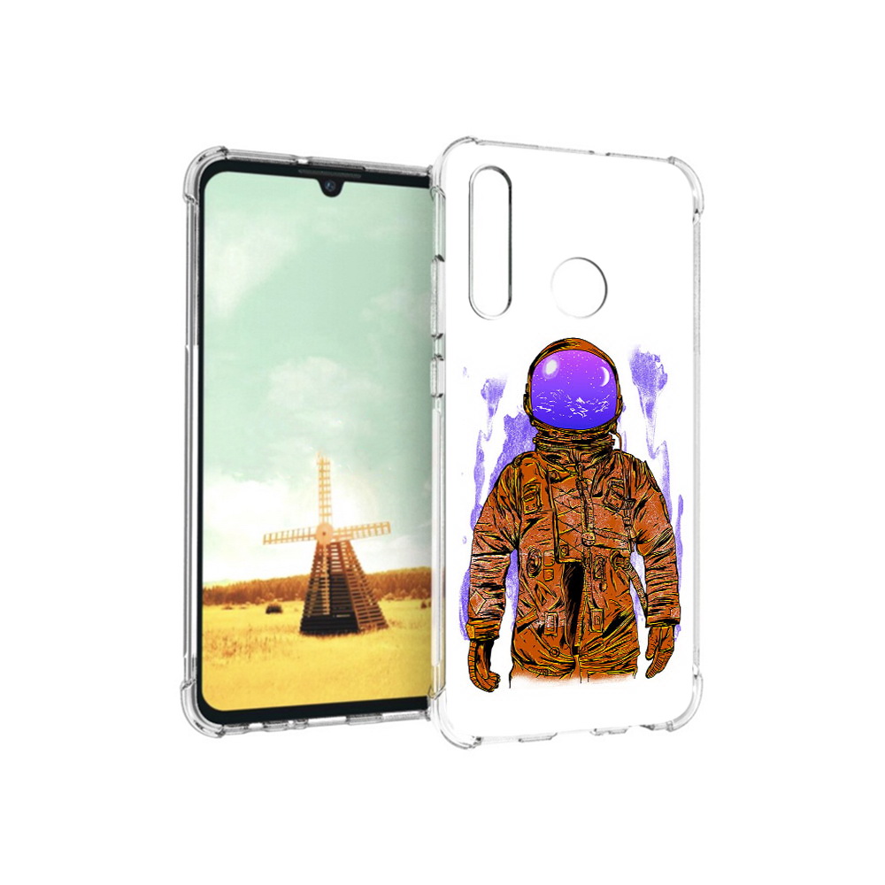 

Чехол MyPads Tocco для Huawei P Smart+ нарисованный мужчина в скафандре, Прозрачный, Tocco