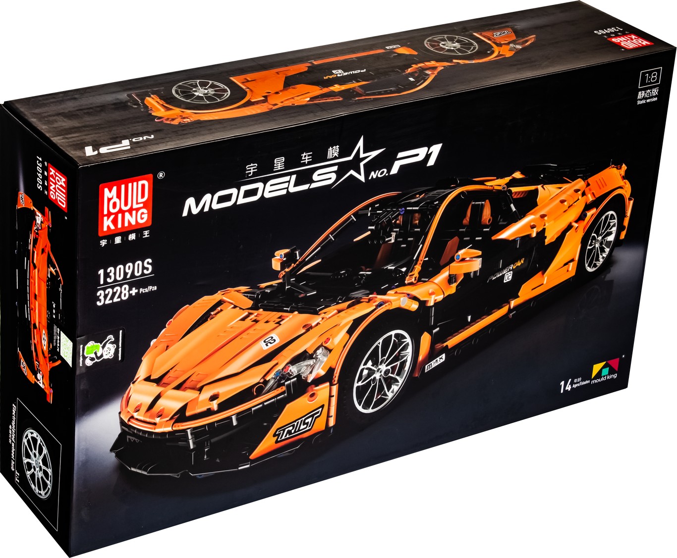 

Конструктор MOULD KING 13090 Гиперкар McLaren P1, 14+, 3 228 дет.