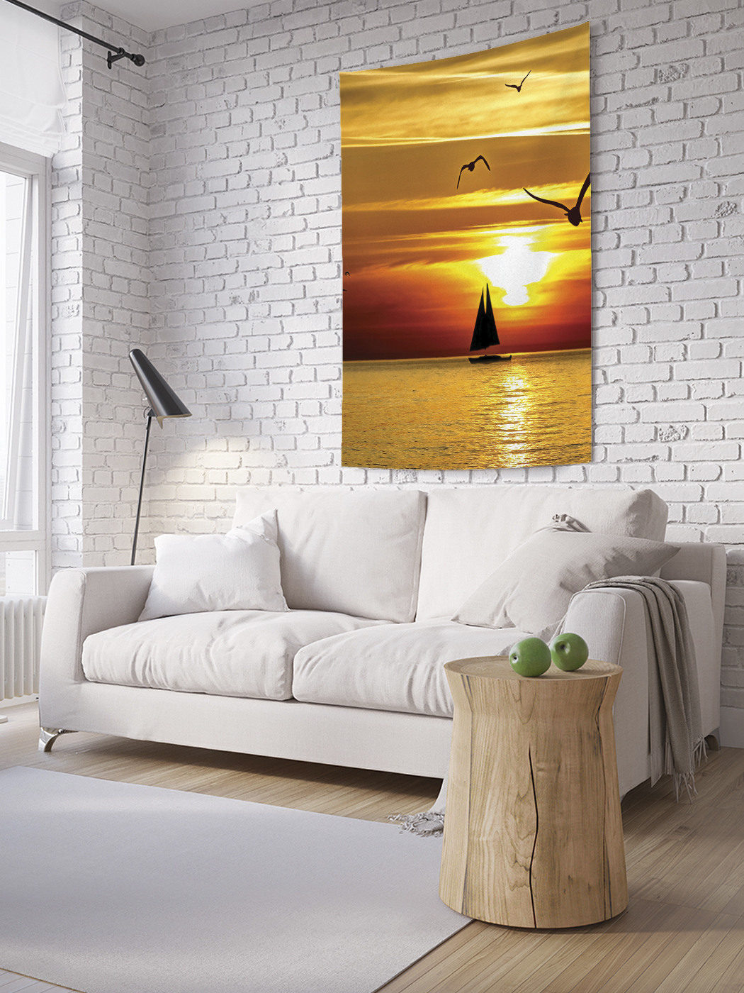 

Вертикальное фотопанно на стену JoyArty Улетный закат 150x200 см, Улетный закат