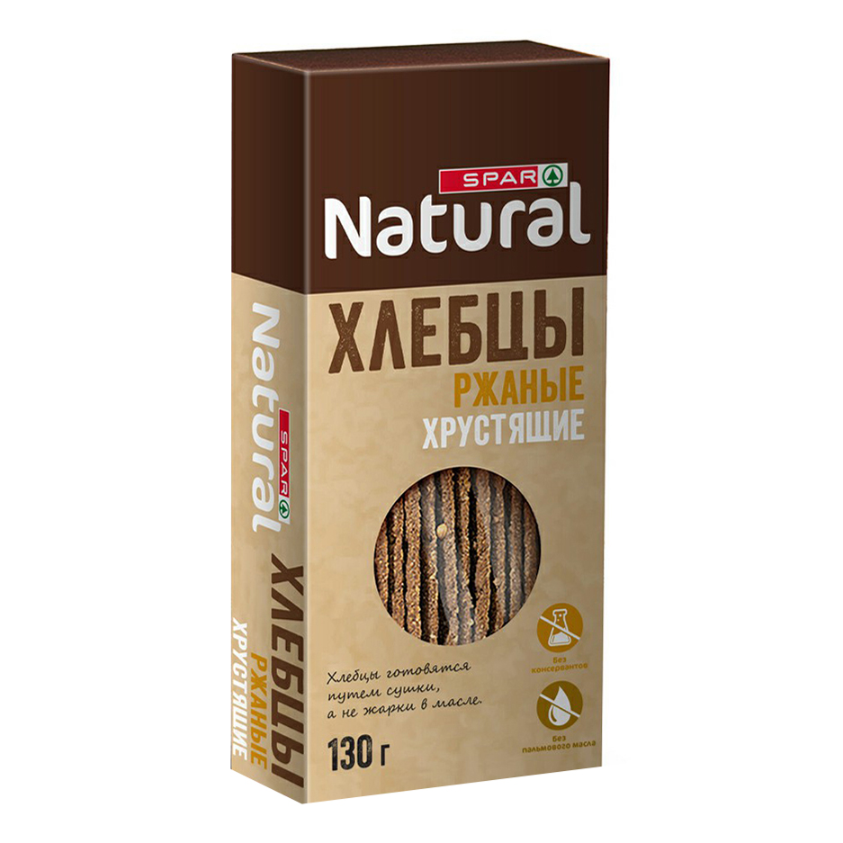 

Хлебцы ржаные Spar Natural хрустящие 130 г