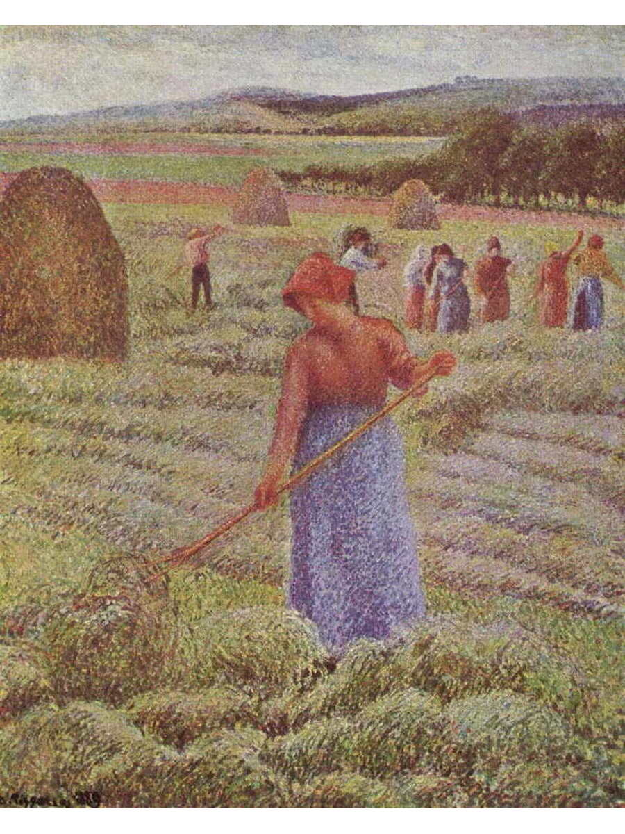 

Постер DRABS A3 Писсарро Камиль Сенокос в Эраньи