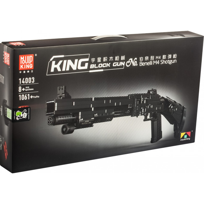 Конструктор-игрушка MOULD KING 14003 Дробовик Benelli M4, 8+, 1 061 дет. конструктор mould king 14005 автоматическая винтовка qbz95 8 787 дет