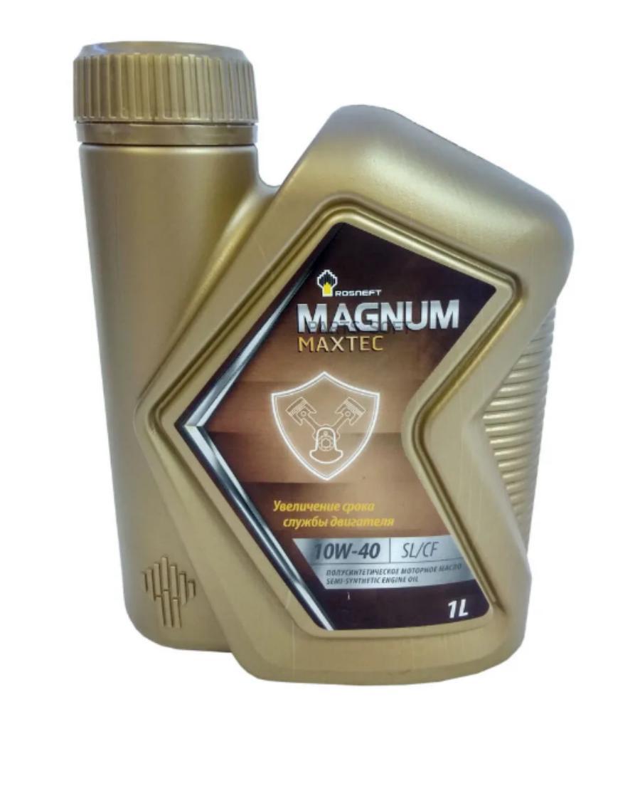 

РОСНЕФТЬ Magnum Maxtec 10W-40 (РНПК) SL/CF моторное масло п/синт. кан. 1 л