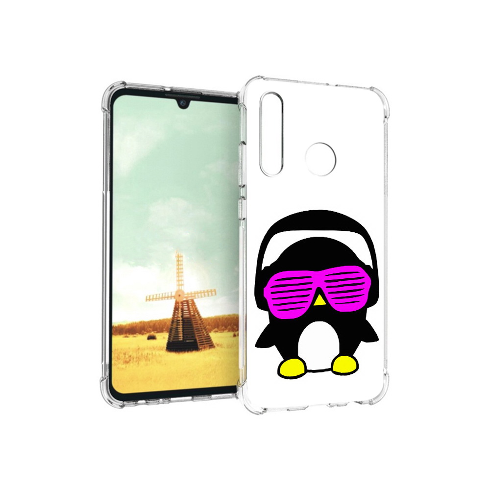 

Чехол MyPads Tocco для Huawei P Smart+ пингвин, Прозрачный, Tocco