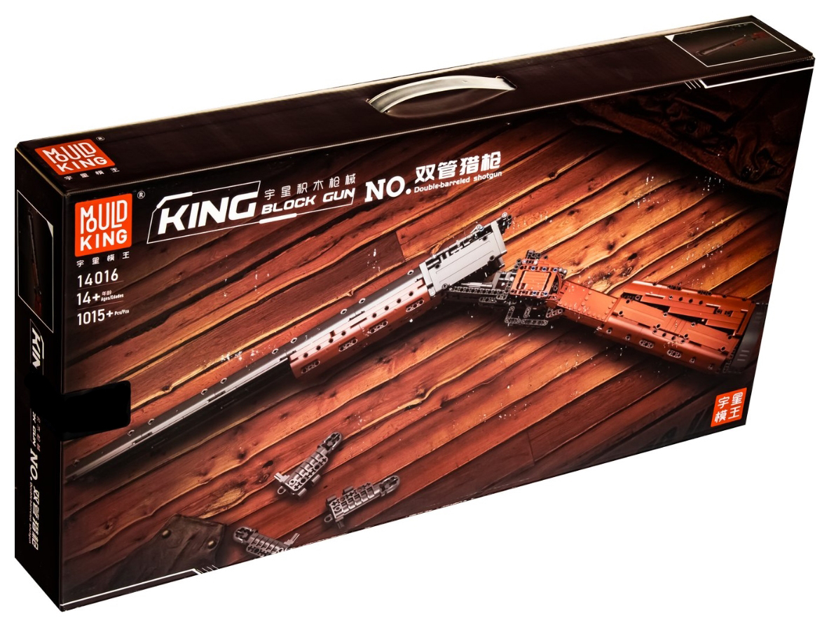 

Конструктор-игрушка MOULD KING 14016 Двуствольный дробовик, 14+, 1 015 дет.