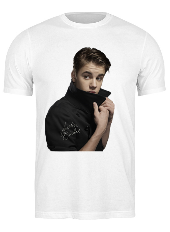 

Футболка мужская Printio Justin bieber белая L, Белый, Justin bieber
