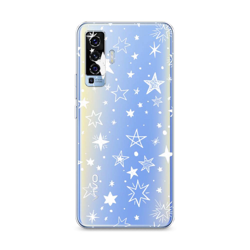 

Чехол Awog на Vivo X50 "Звездочки графика белая", Разноцветный, 262250-7