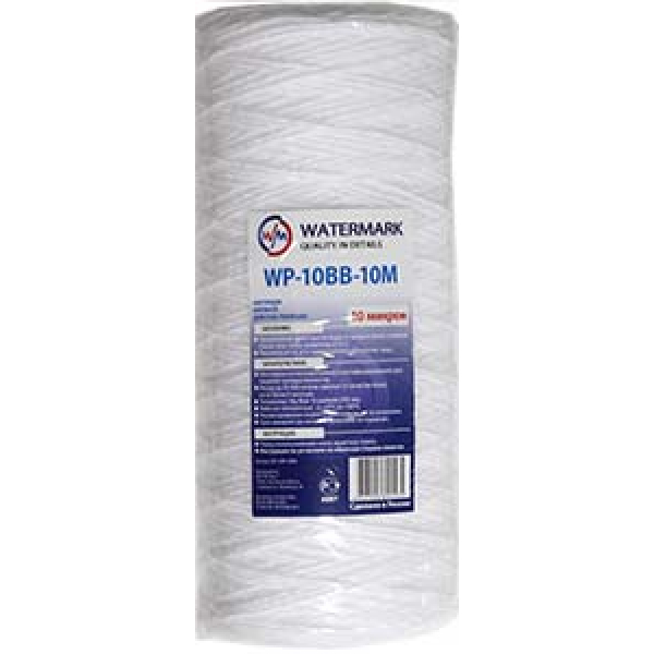 

Картридж WaterMark WP-10BB-10M нитяной, Белый