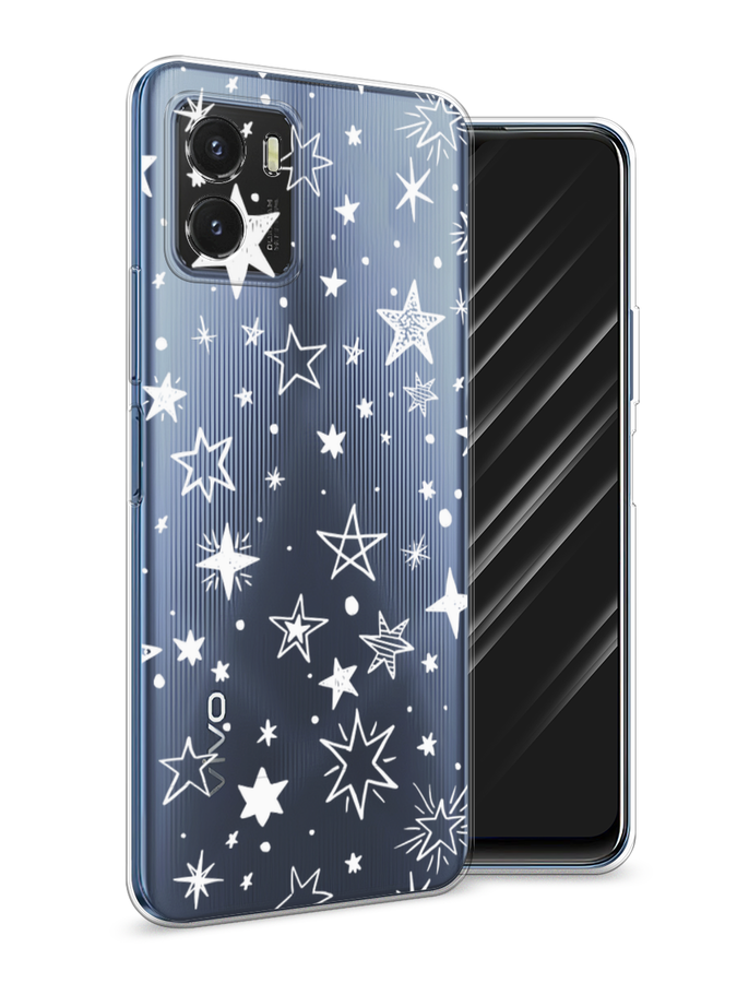 

Чехол Awog на Vivo Y10 "Звездочки графика белая", Разноцветный, 266450-7