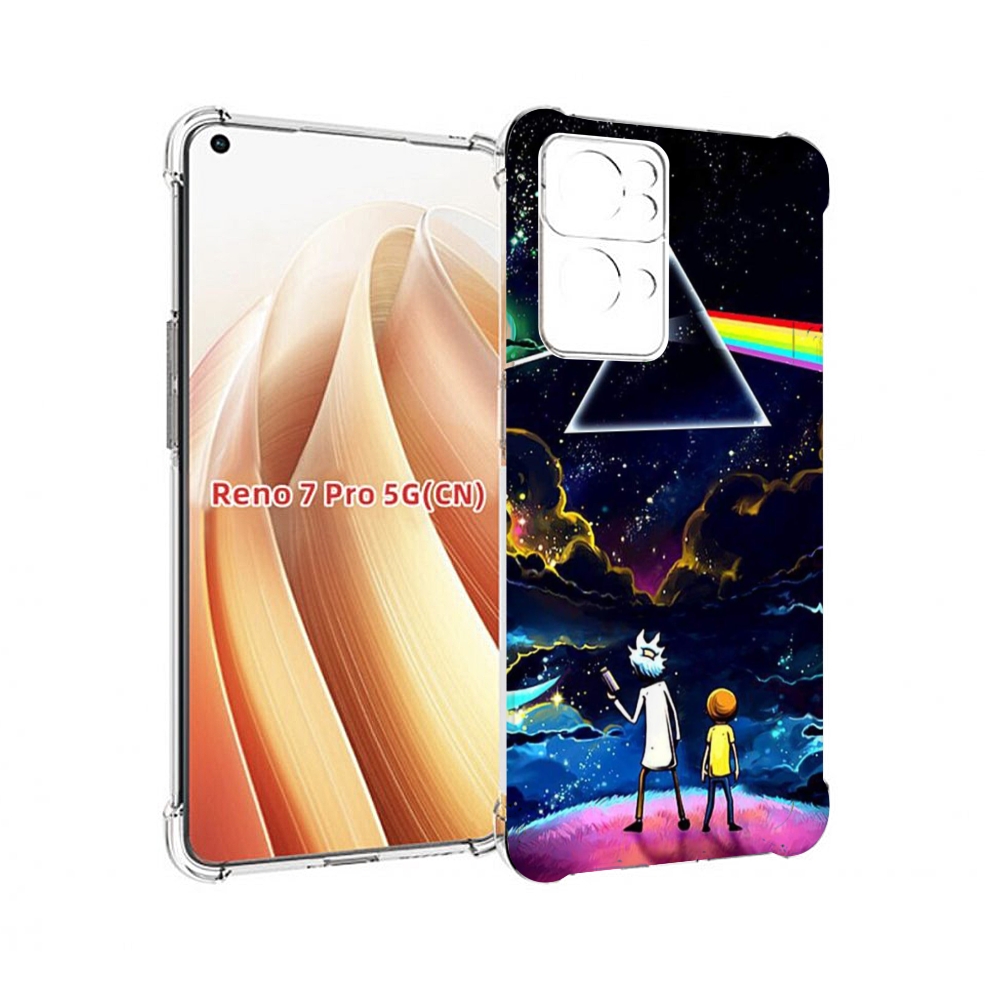 

Чехол MyPads рик и морти в космосе для OPPO Reno7 Pro 5G, Прозрачный, Tocco