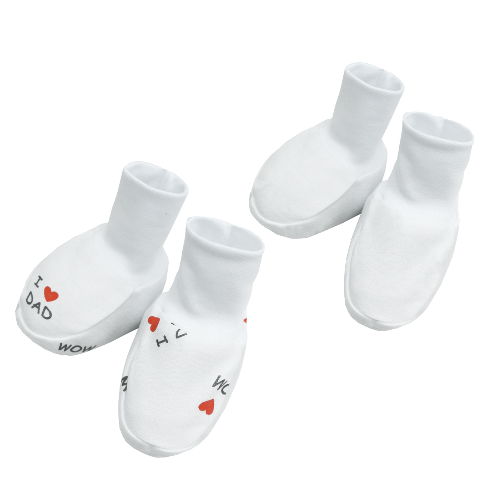 

Пинетки унисекс Amarobaby AB-OD21-L24 белые размер 17, AB-OD21-L24