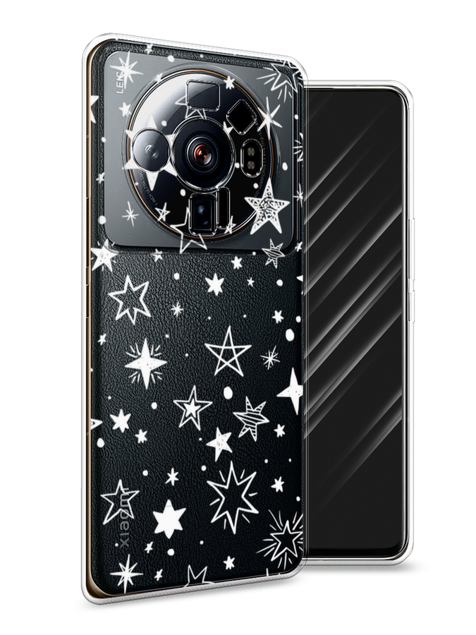 

Чехол Awog на Xiaomi 12S Ultra "Звездочки графика белая", Разноцветный, 314550-7