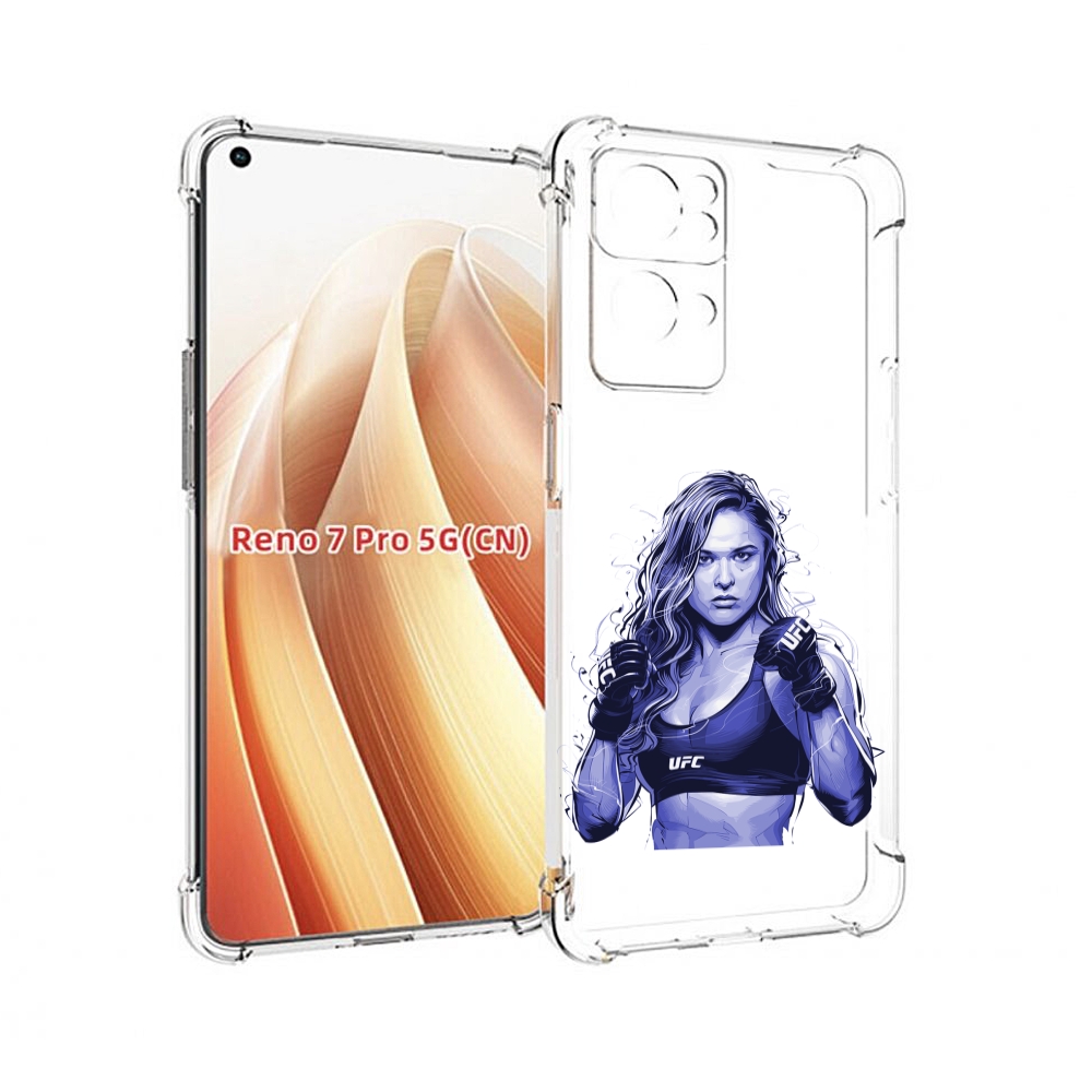 

Чехол MyPads ронда-роузи-юфс для OPPO Reno7 Pro 5G, Прозрачный, Tocco
