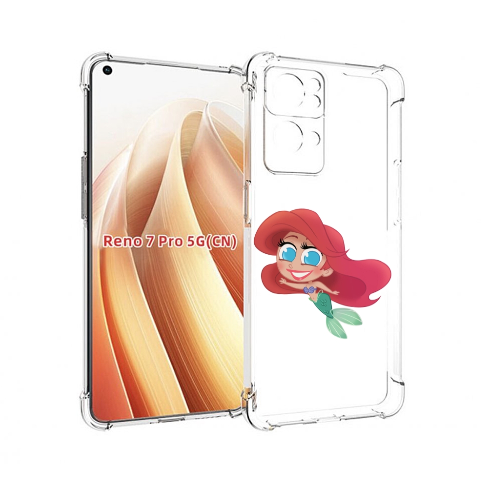 

Чехол MyPads русалка-мулатка для OPPO Reno7 Pro 5G, Прозрачный, Tocco