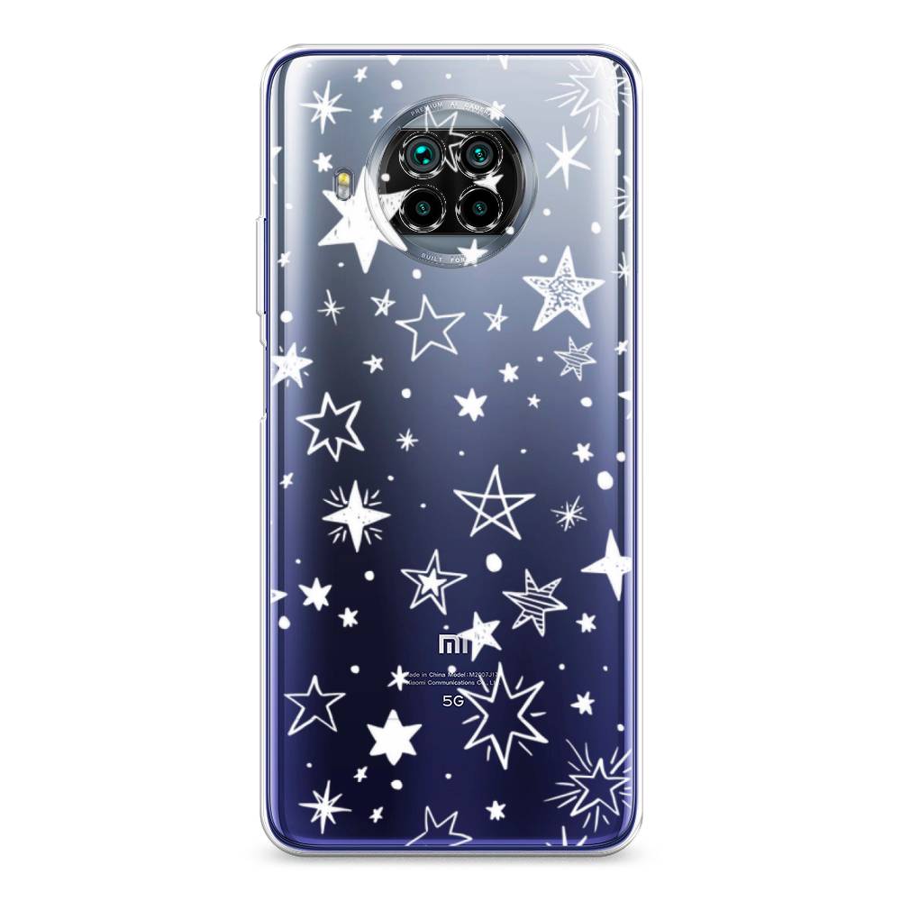

Чехол Awog на Xiaomi Mi 10T Lite "Звездочки графика белая", Разноцветный, 39150-7