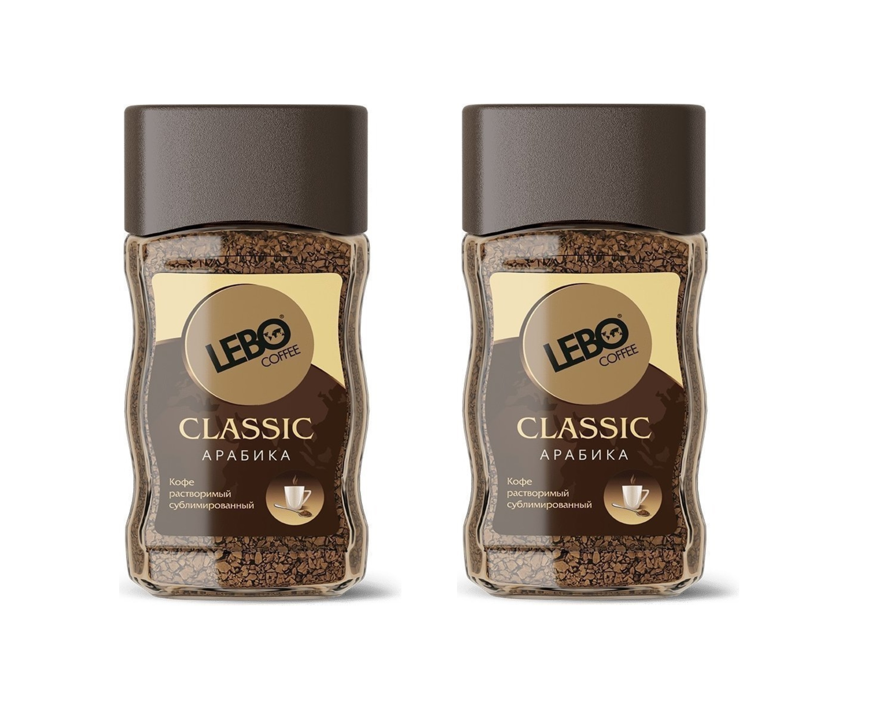 

Кофе растворимое Lebo, 100 г х 2 шт, классик