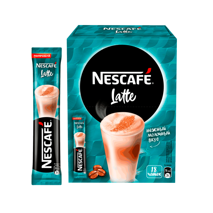 

Кофе Nescafe Classic Latte 18 г х 18 шт