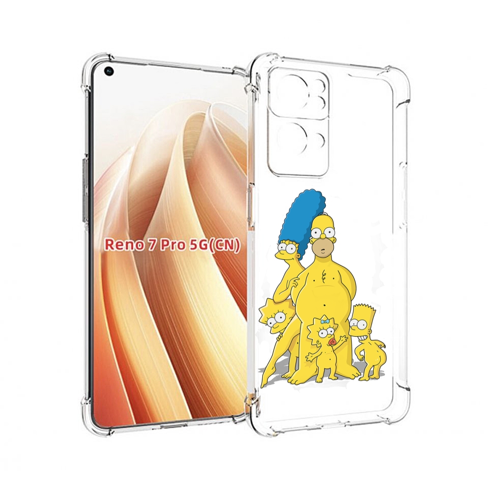 

Чехол MyPads семья-симпсонов для OPPO Reno7 Pro 5G, Прозрачный, Tocco