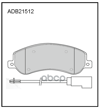 

Колодки Дисковые Передние Ford Transit2.2tdci/2.4tdci 06>(С Бортовой Платф.) ALLI Adb21512