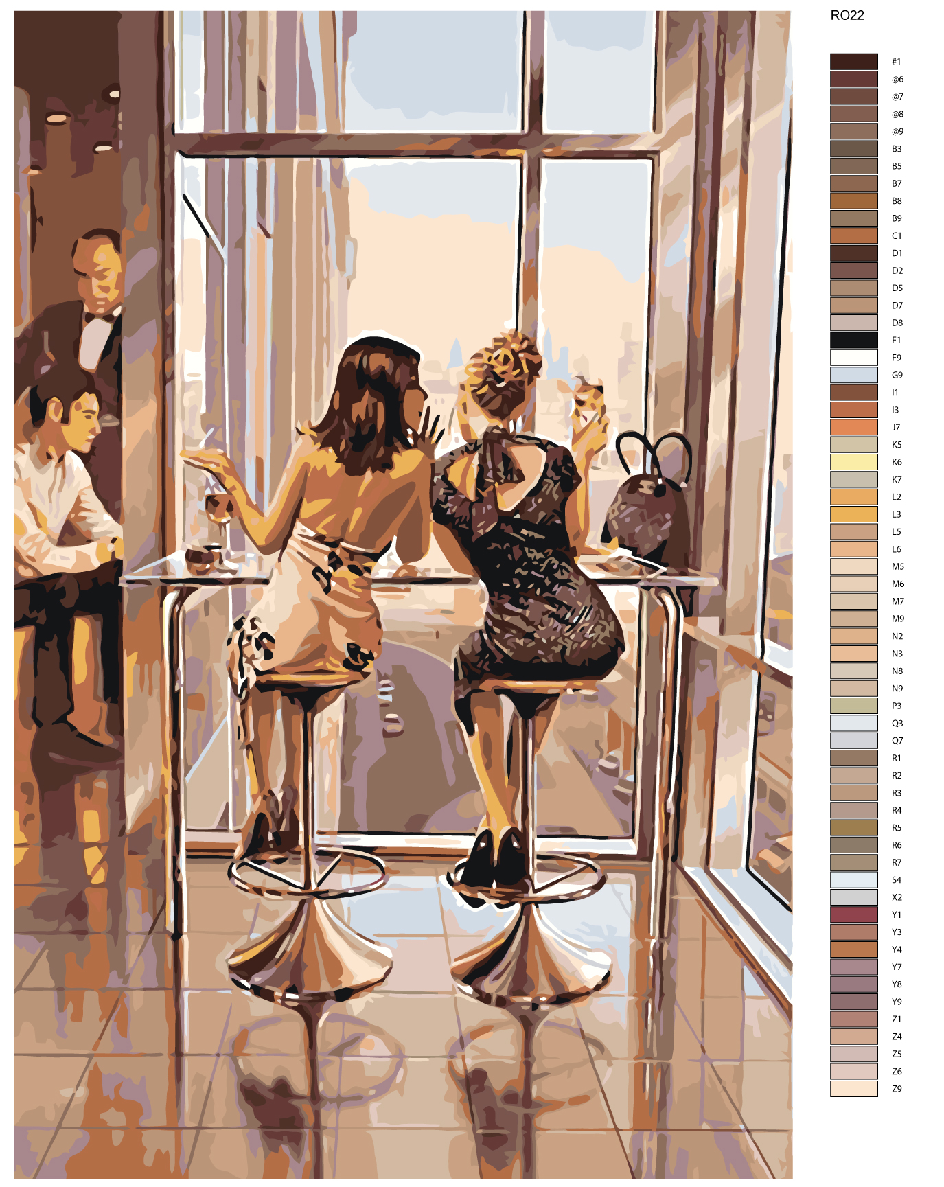 

Картина по номерам, Живопись по номерам, 80 x 120, RO22, RO22