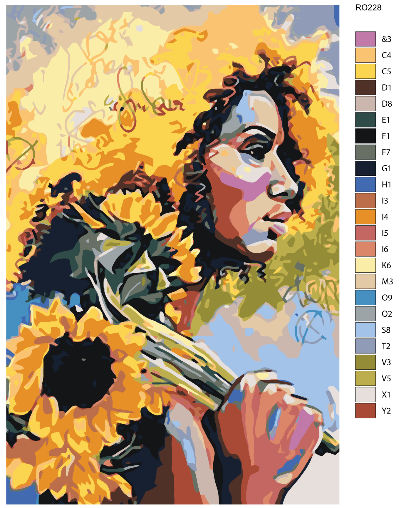 

Картина по номерам, Живопись по номерам, 80 x 120, RO228, RO228