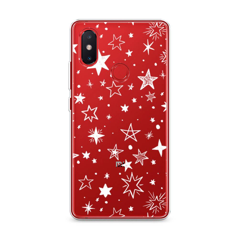 

Чехол Awog на Xiaomi Mi 8 SE "Звездочки графика белая", Разноцветный, 33750-7