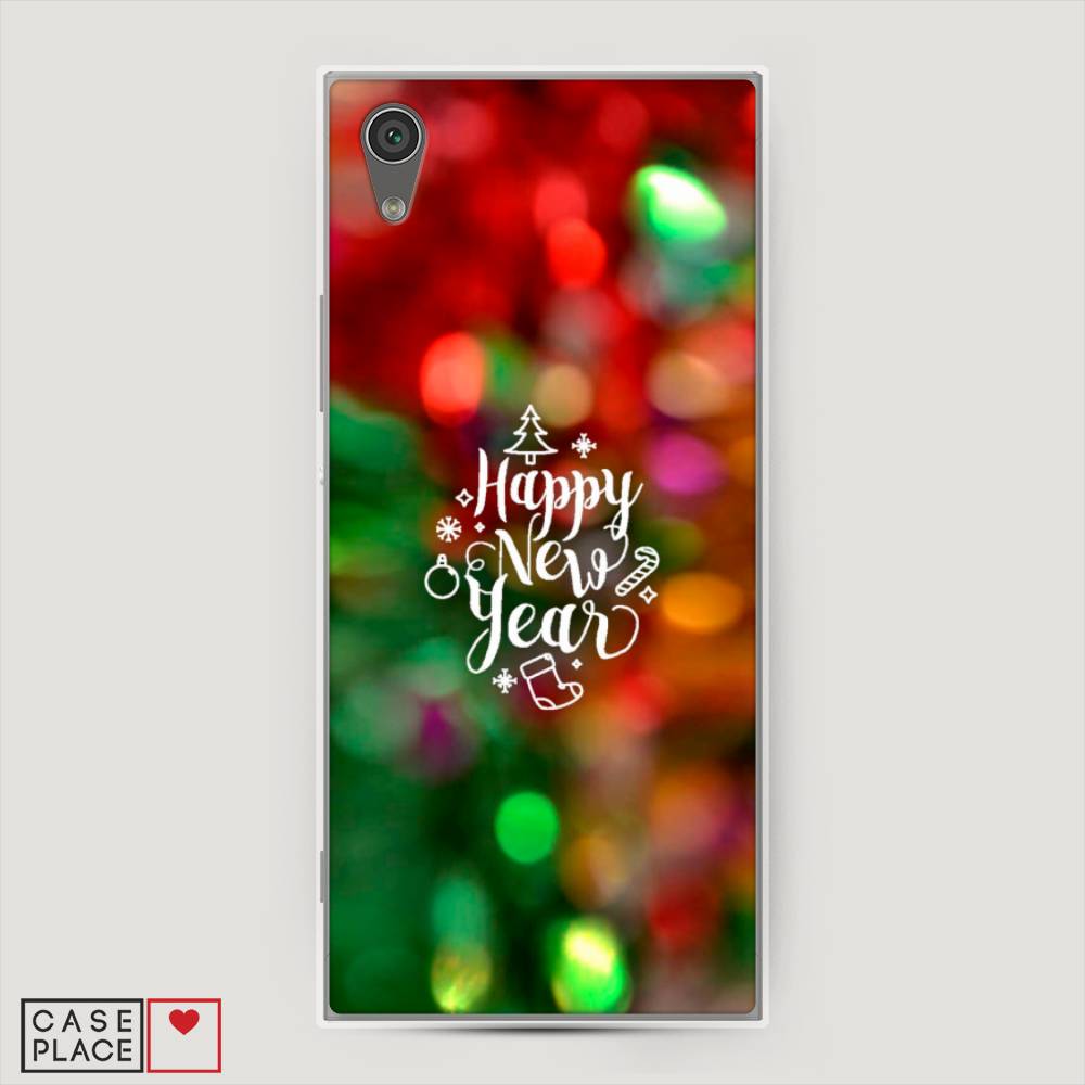 

Чехол на Sony Xperia L1 "Новый Год на елке", Зеленый;красный;желтый, 52550-5