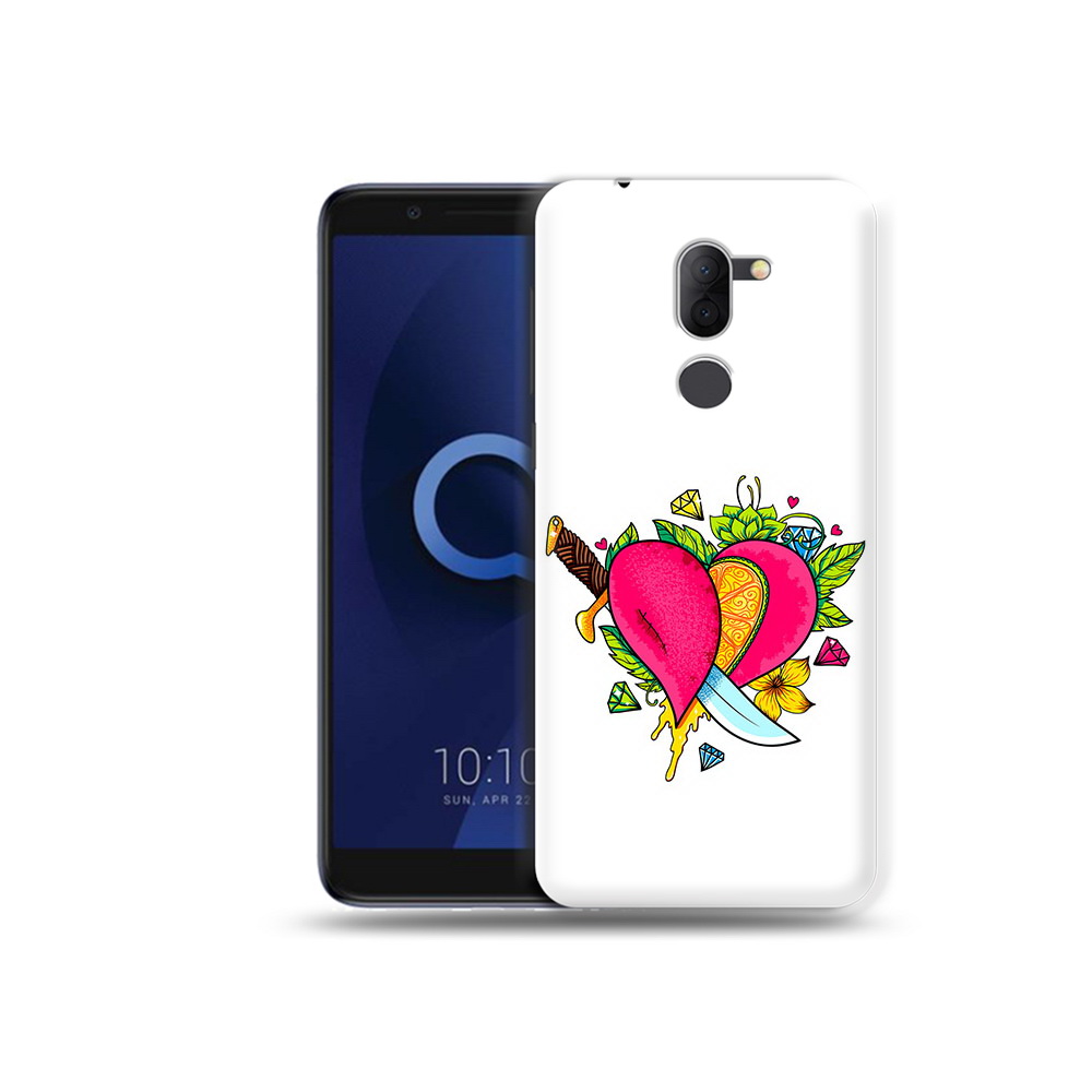 

Чехол MyPads Tocco для Alcatel 3X Фруктовое сердце (PT112114.674.188), Прозрачный, Tocco