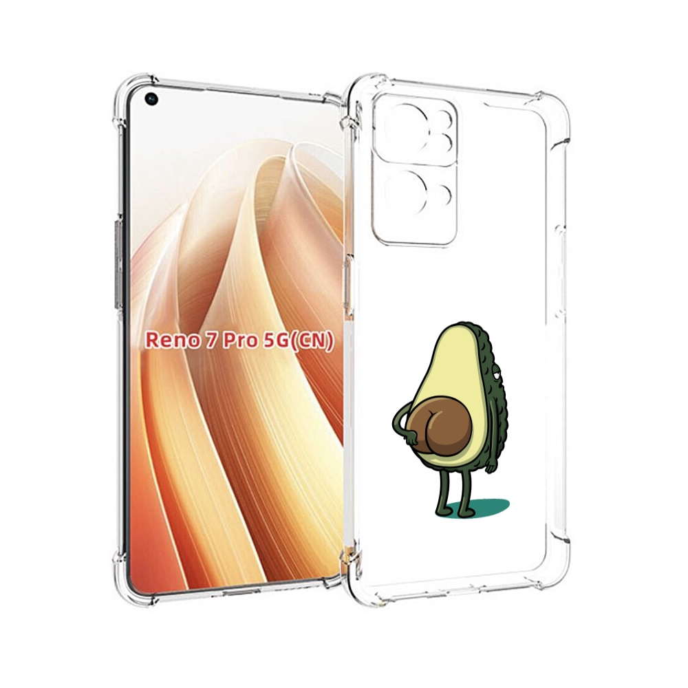 

Чехол MyPads смешной авокадо сзади для OPPO Reno7 Pro 5G, Прозрачный, Tocco