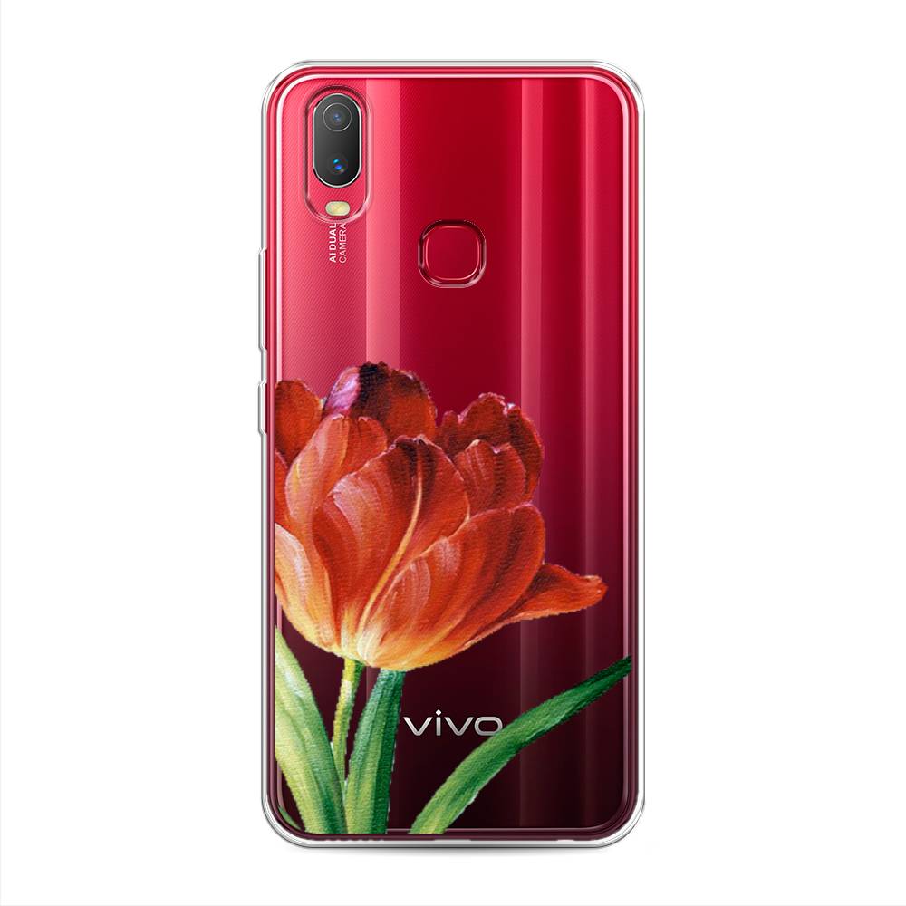 

Чехол Awog на Vivo Y11 "Красный тюльпан", Разноцветный, 261650-8