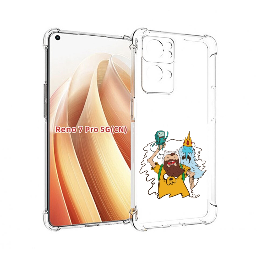 

Чехол MyPads время приключений старый Финн для OPPO Reno7 Pro 5G, Прозрачный, Tocco