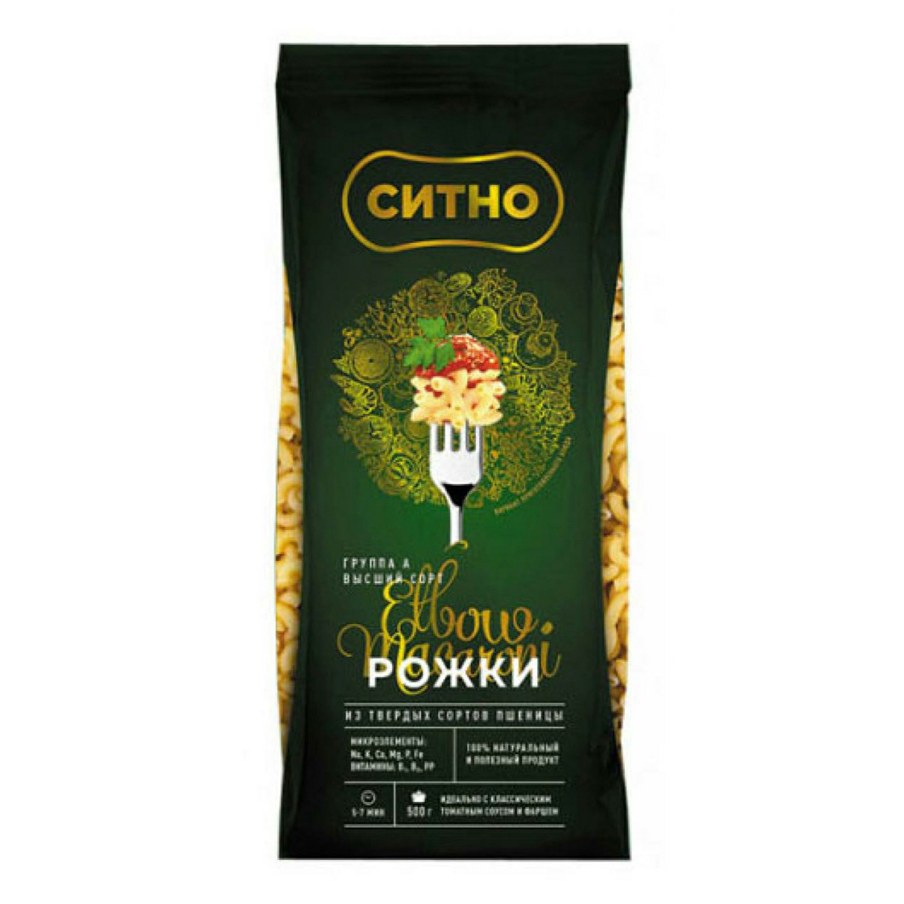 

Макаронные изделия Ситно Рожки 500 г