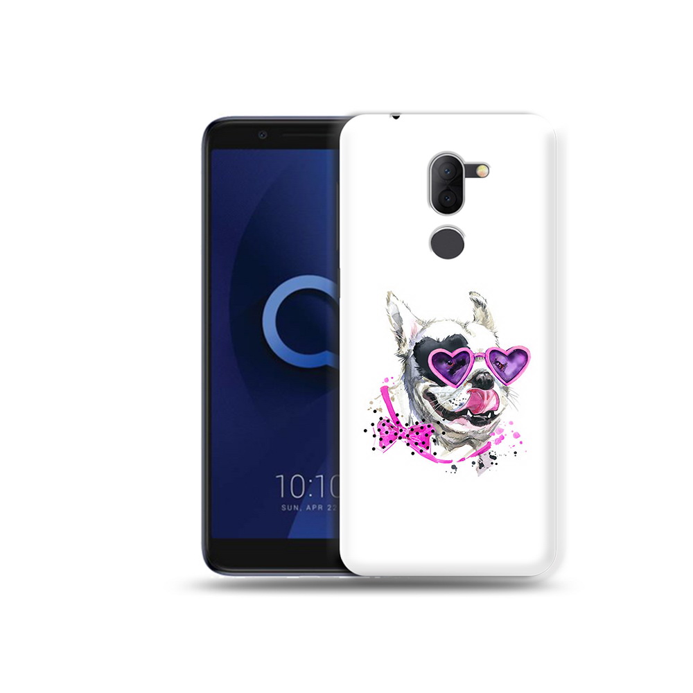 

Чехол MyPads Tocco для Alcatel 3X акварельный пёс (PT112114.674.218), Прозрачный, Tocco