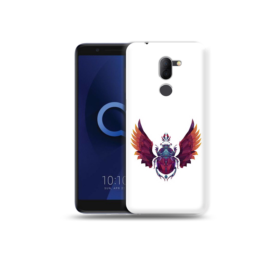 

Чехол MyPads Tocco для Alcatel 3X алмазный скоробей (PT112114.674.219), Прозрачный, Tocco
