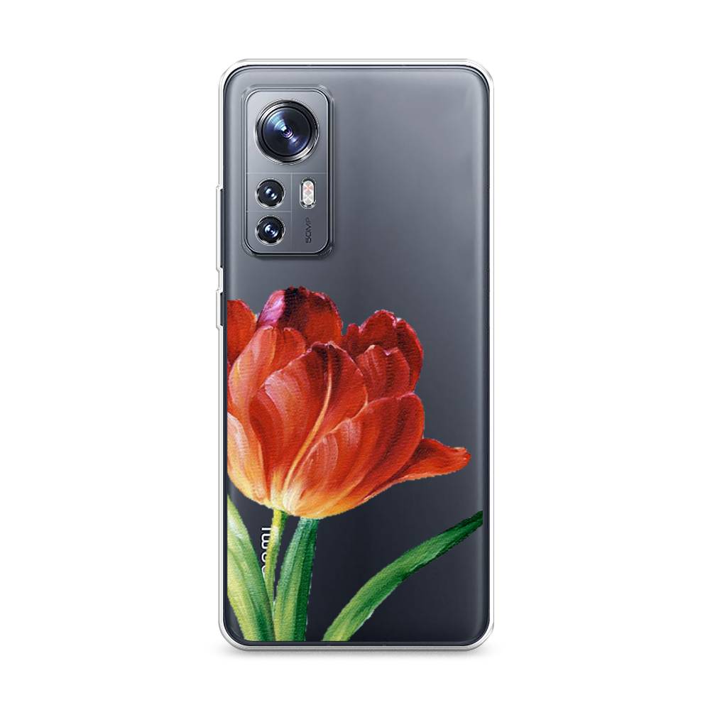 

Чехол Awog на Xiaomi 12 "Красный тюльпан", 312350-8
