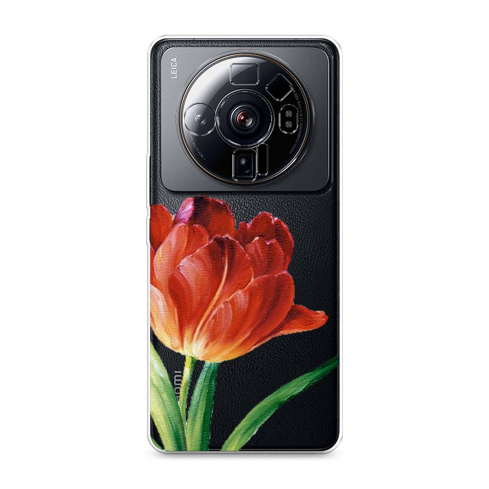 

Чехол Awog на Xiaomi 12S Ultra "Красный тюльпан", Разноцветный, 314550-8